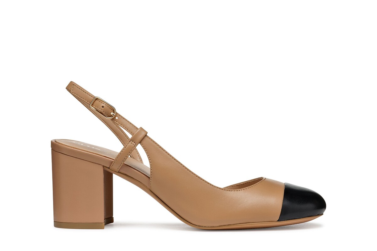 Escarpins Slinback en cuir Virnilisa 65, GEOX
