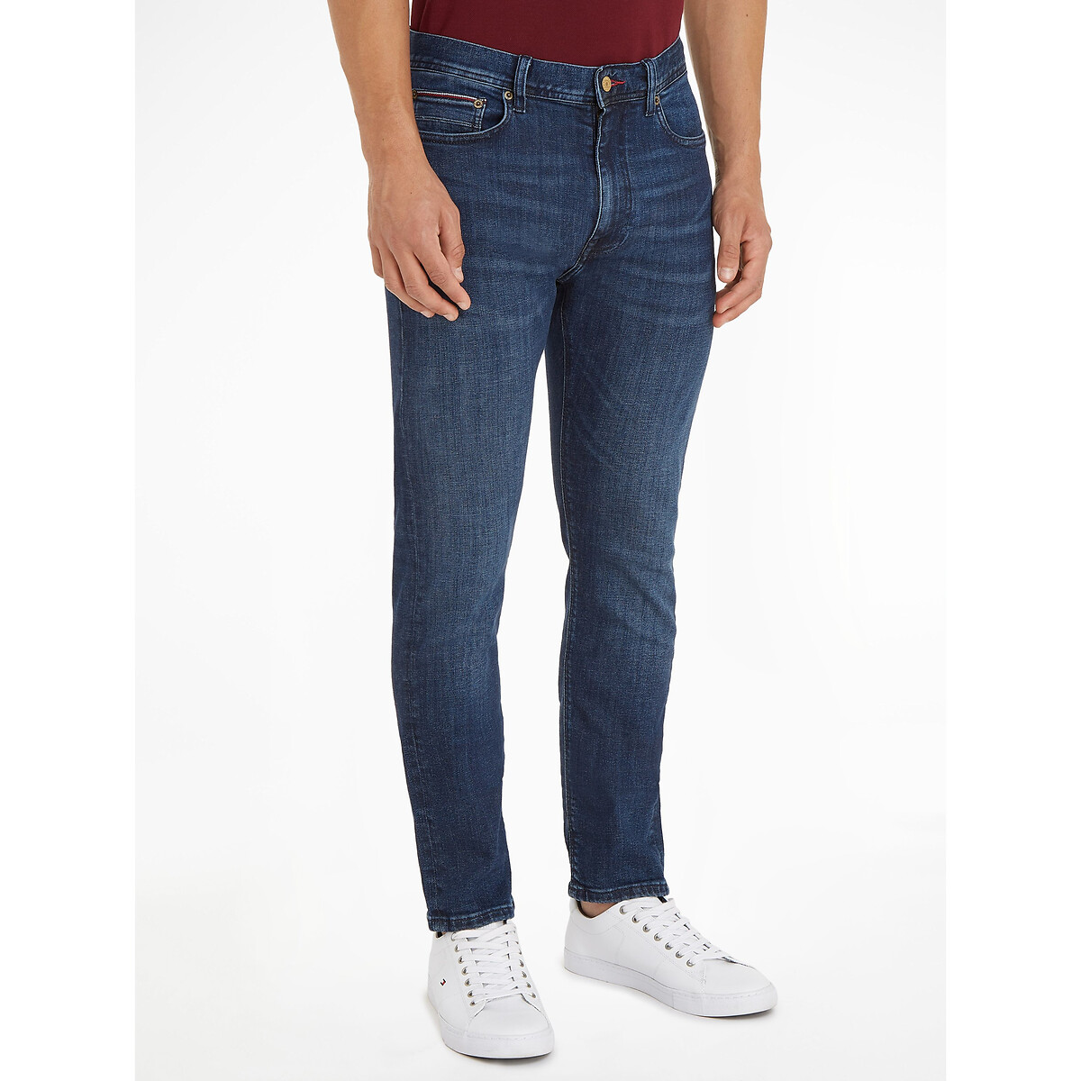 Image of Bleecker Slim Fit Jeans in Mid Rise