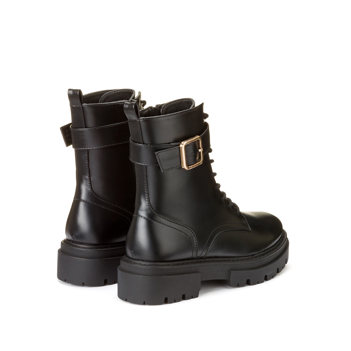 Bottines lacets semelle crant e noir La Redoute Collections