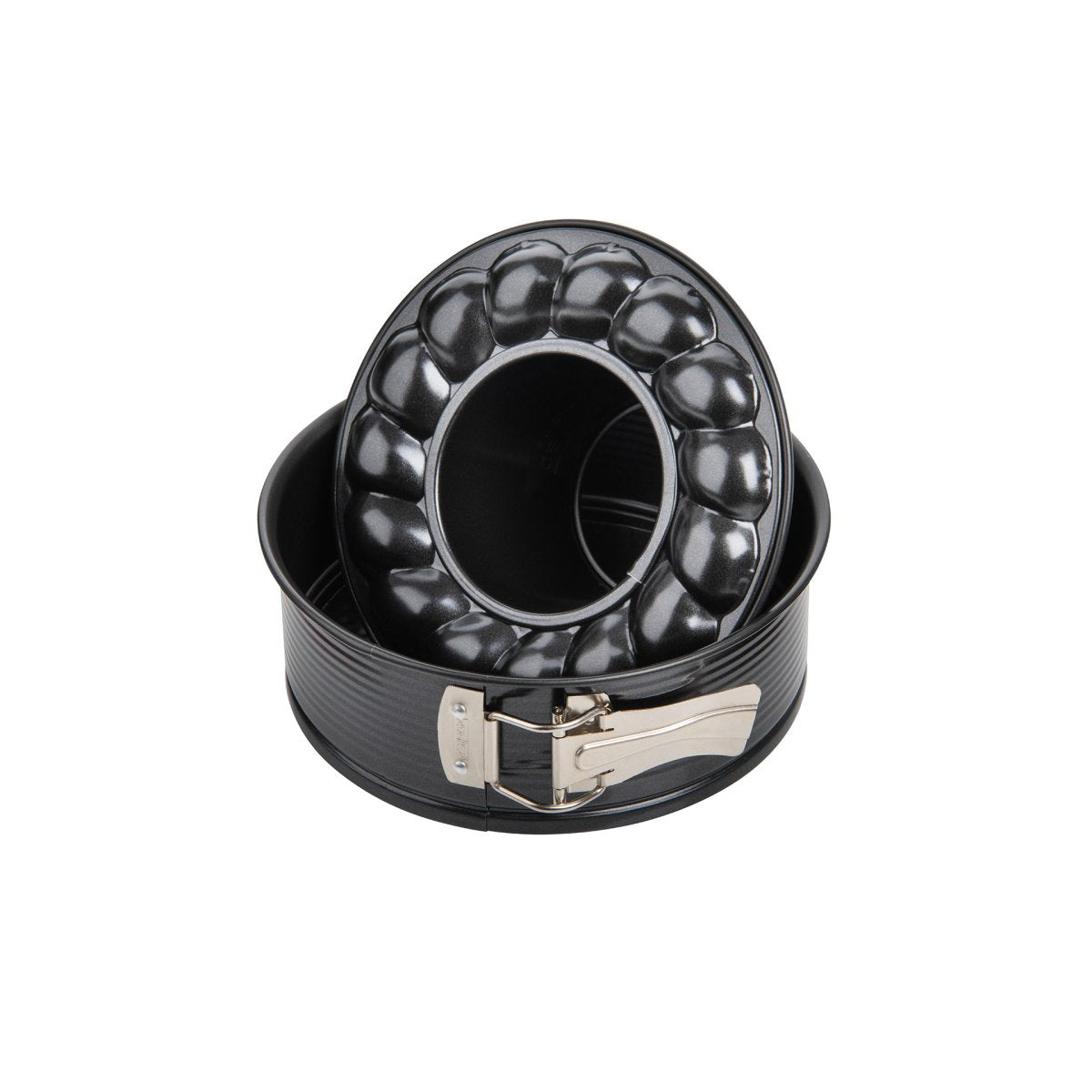 Moule à manqué à charnière fond à savarin 18 cm BLACK METALLIC, ZENKER
