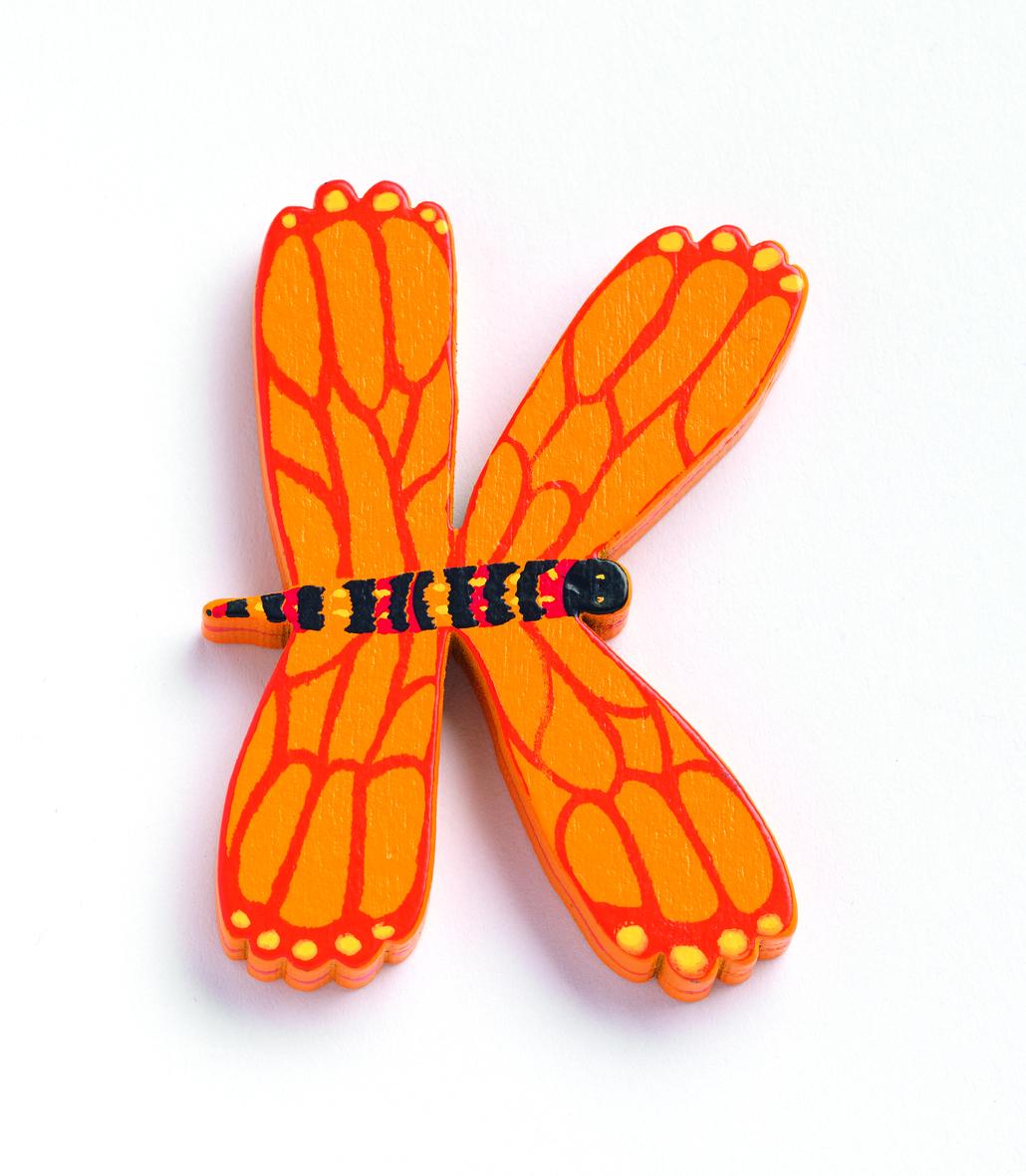 Lettre animaux en bois K, DJECO