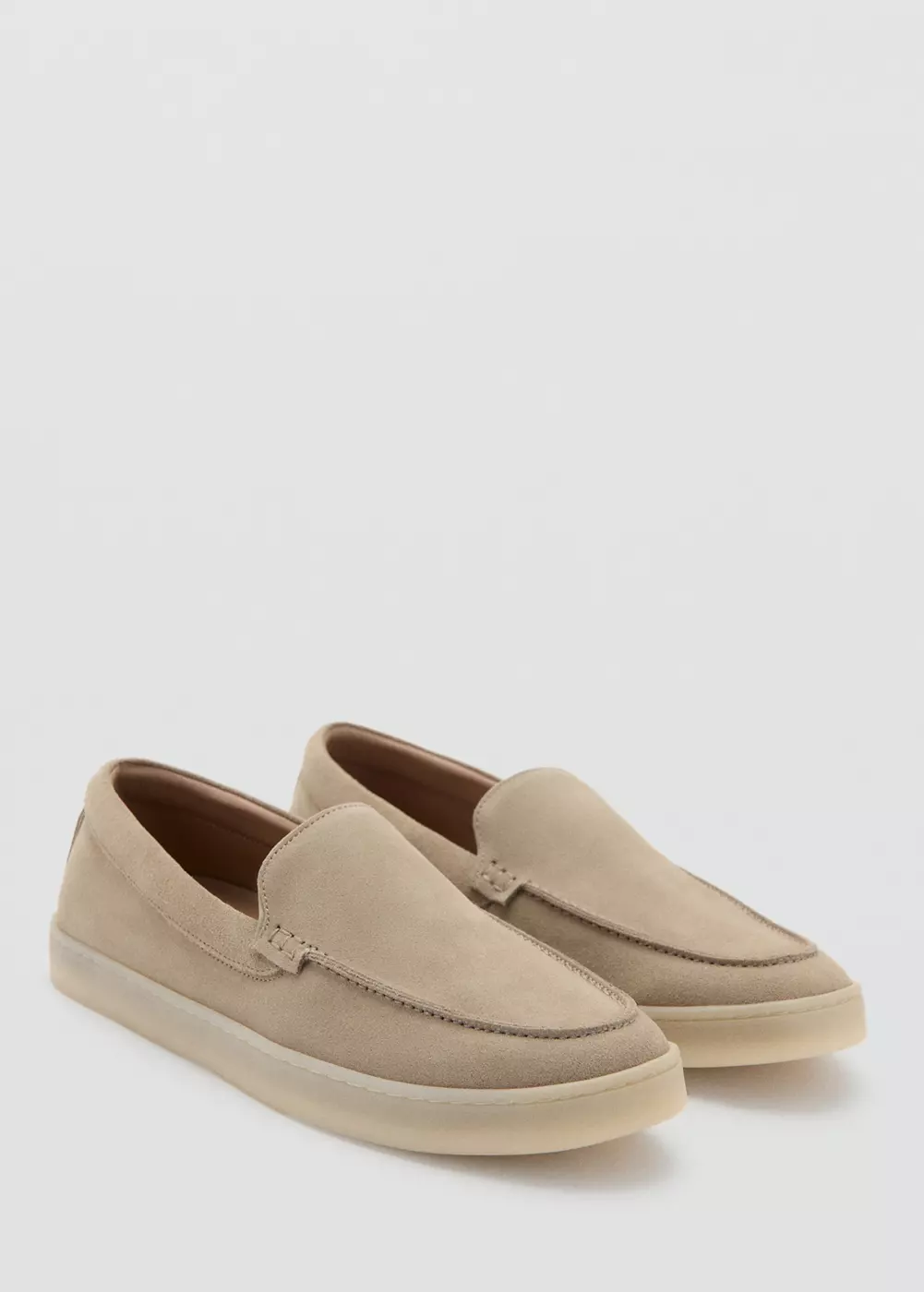 Chaussures cuir suède, MANGO MAN