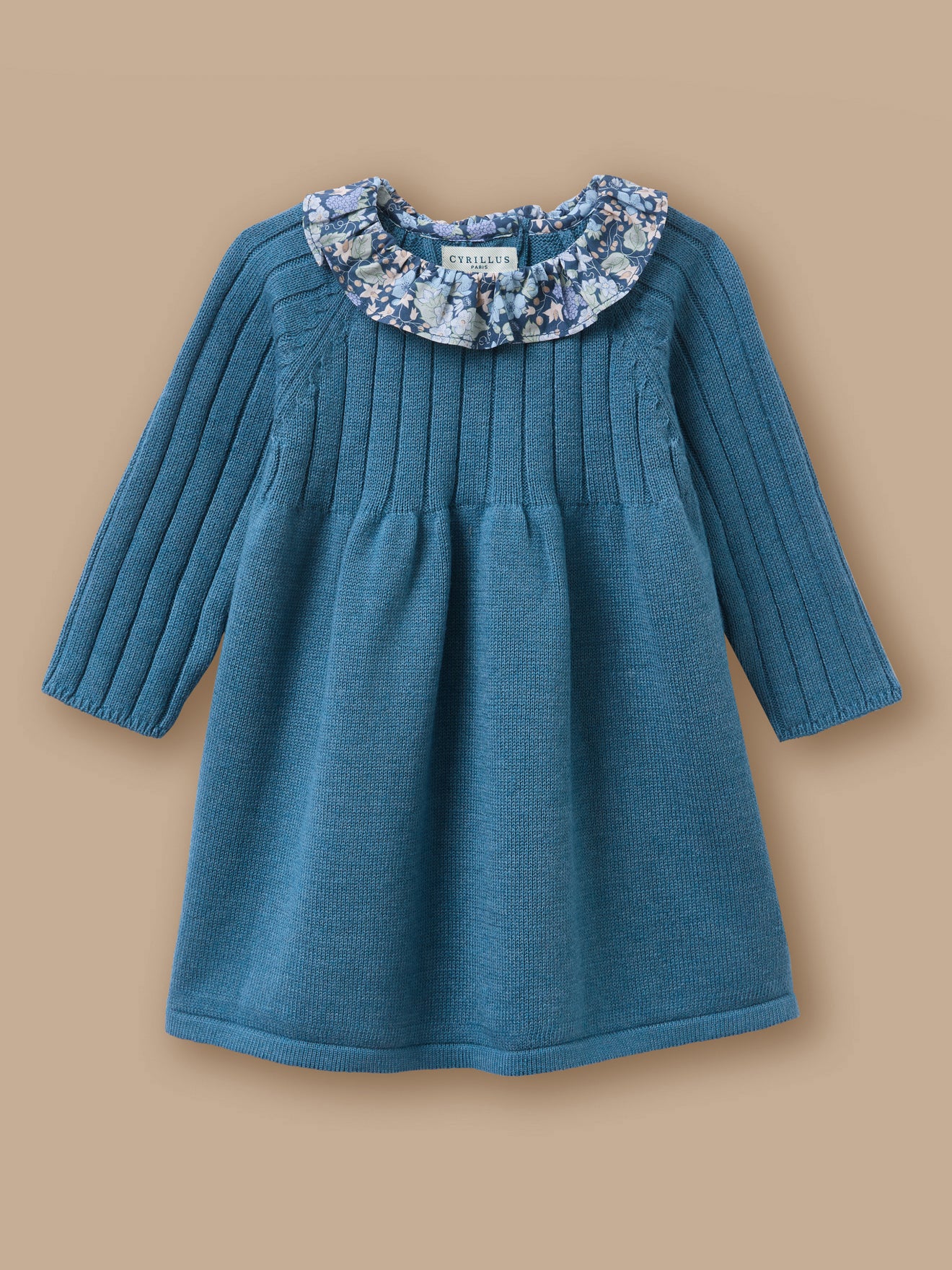 Robe tricot col Liberty, CYRILLUS