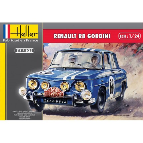 Maquette voiture : renault r8 gordini Heller