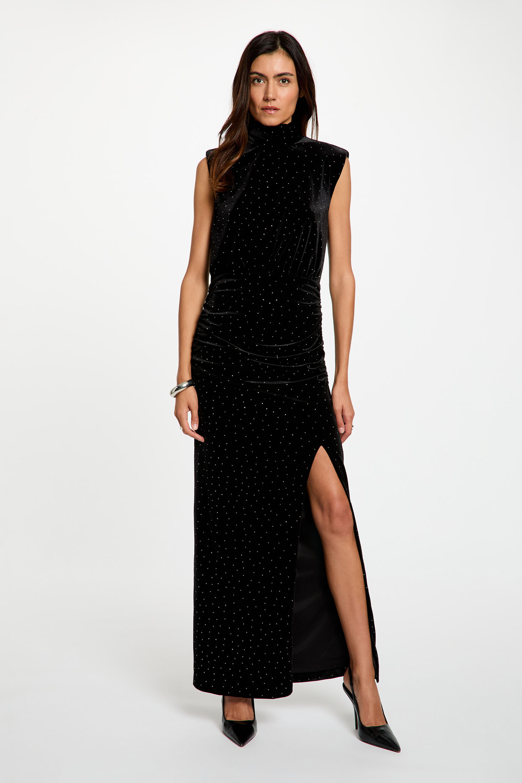 Robe longue velours, MORGAN