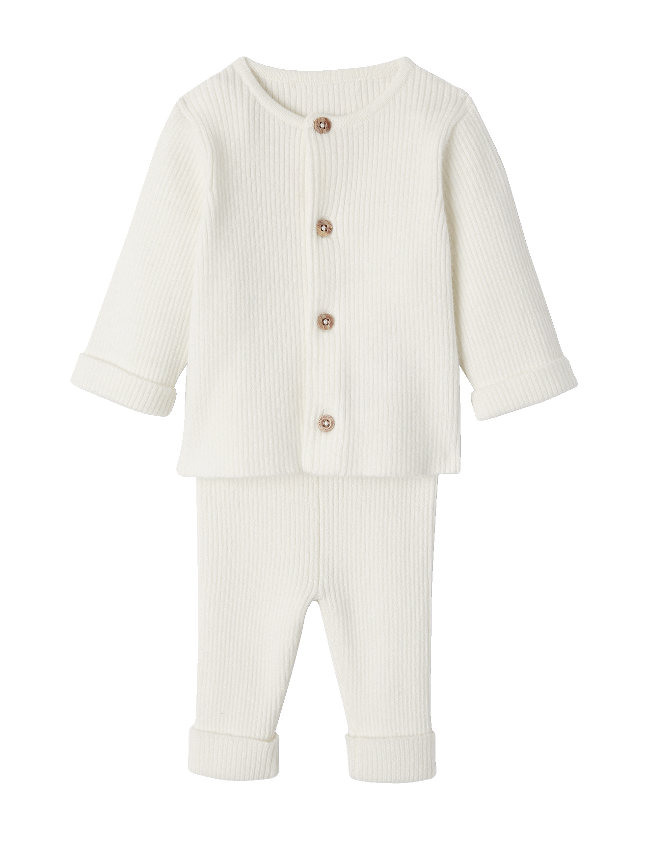 Ensemble bébé mixte gilet pantalon en tricot, VERTBAUDET