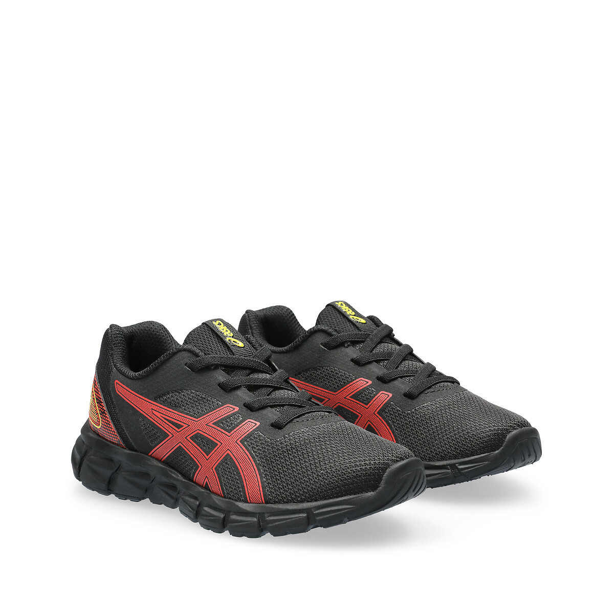 Asics rouge shop et noir