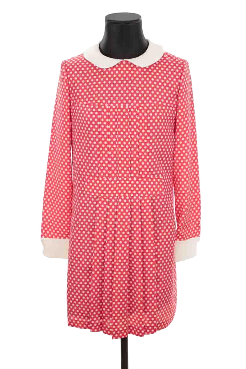Robe Mini En Coton Rouge Tara Jarmon - Taille M - Occasion Parfait état
