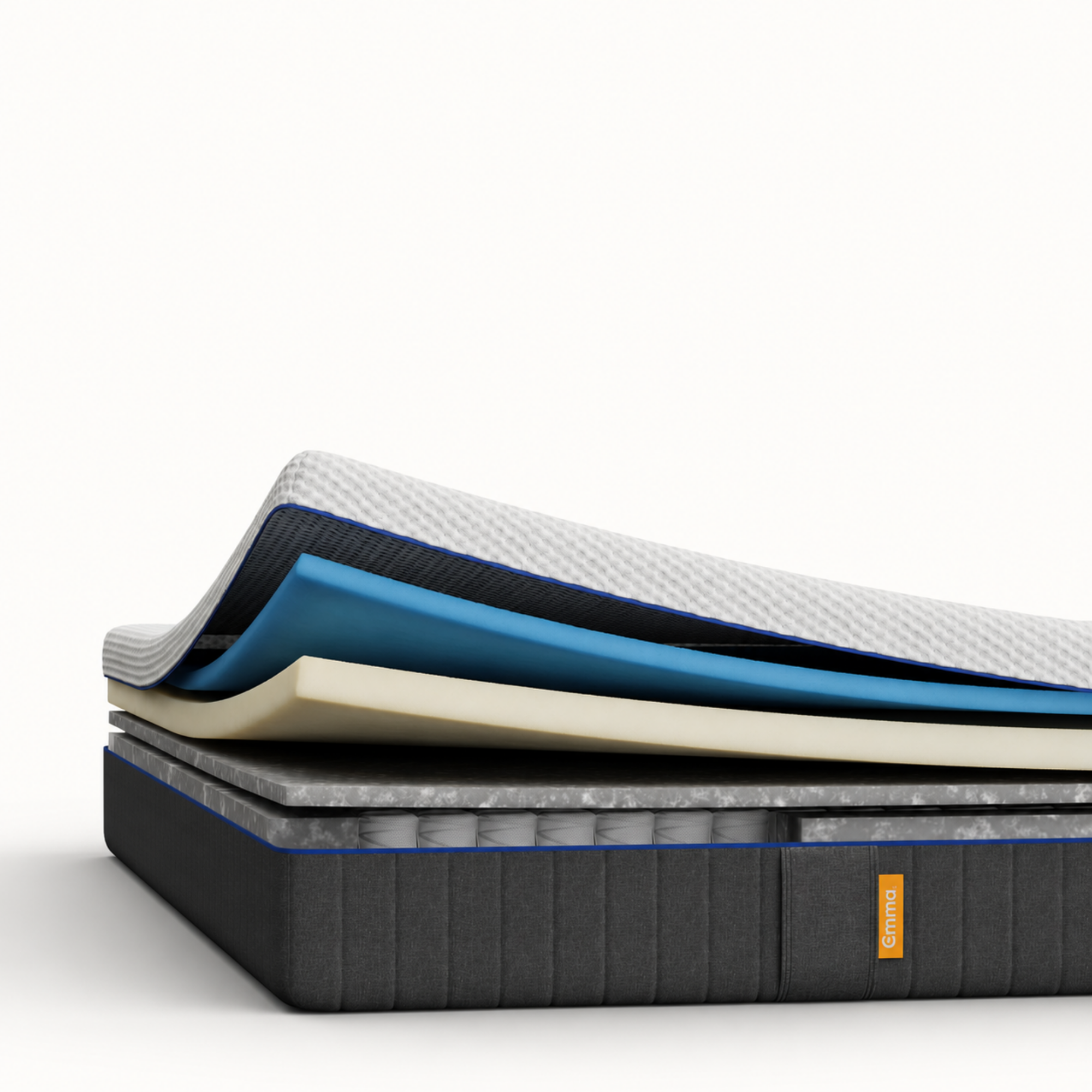 Matelas Original+ 180x200 cm Edition 2026 | Mémoire de Forme + Ressorts, EMMA