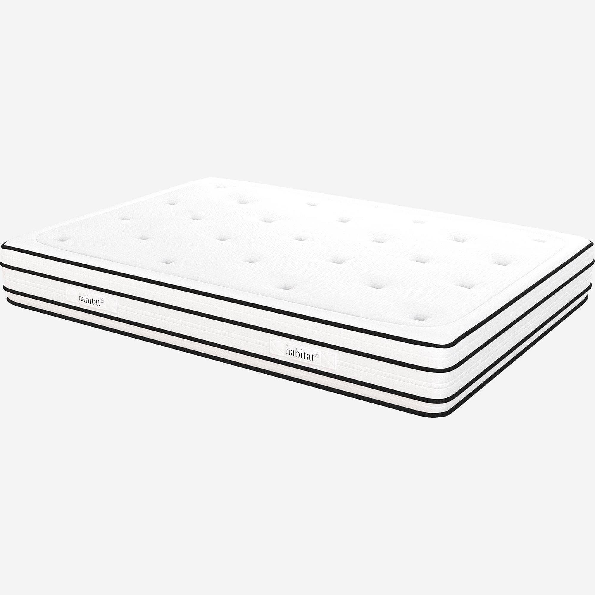 Matelas hybride ressorts ensachés et mousse en mémoire de forme DREAM HYBRIDE, HABITAT