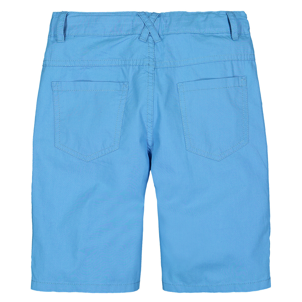 Cotton poplin bermuda shorts, 3-12 years La Redoute Collections 