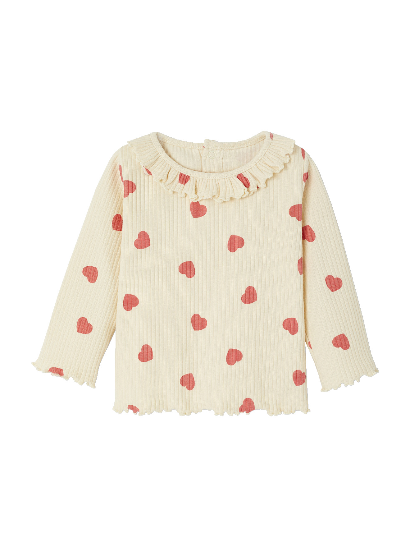 T-shirt imprimé de petits coeurs, VERTBAUDET