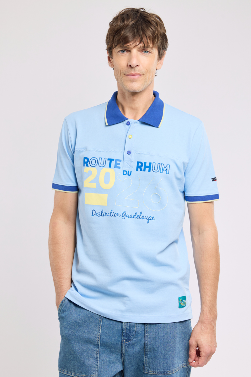 Polo brodé Homme - coton, ARMOR-LUX