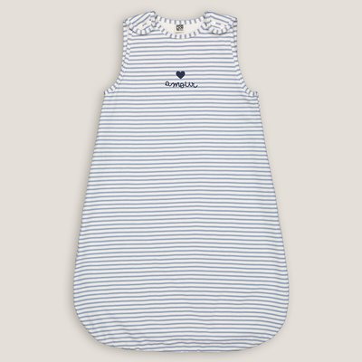 Reversible Summer Sleeping Bag in Striped Jersey LA REDOUTE COLLECTIONS