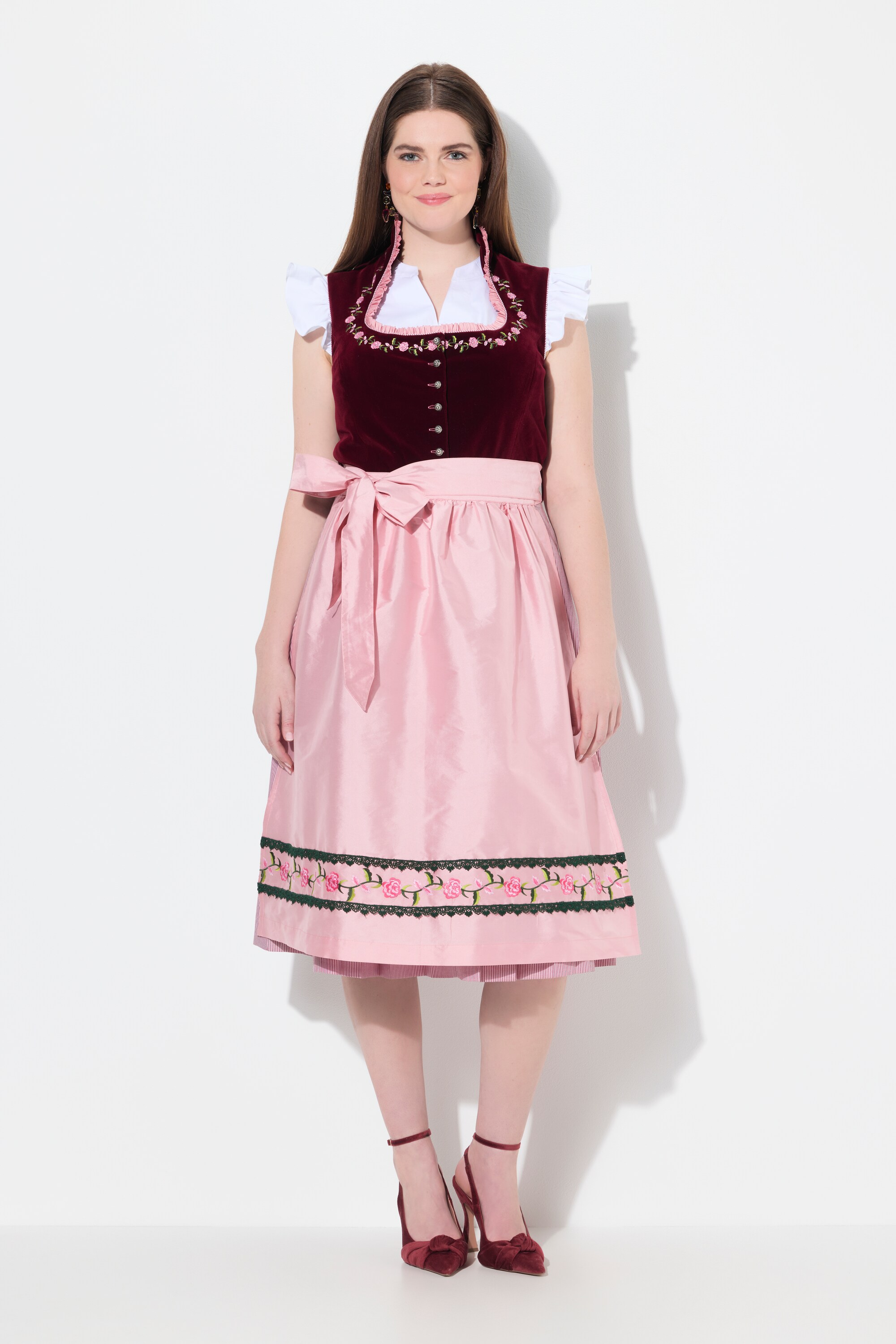 Dirndl en velours sans manches, ULLA POPKEN