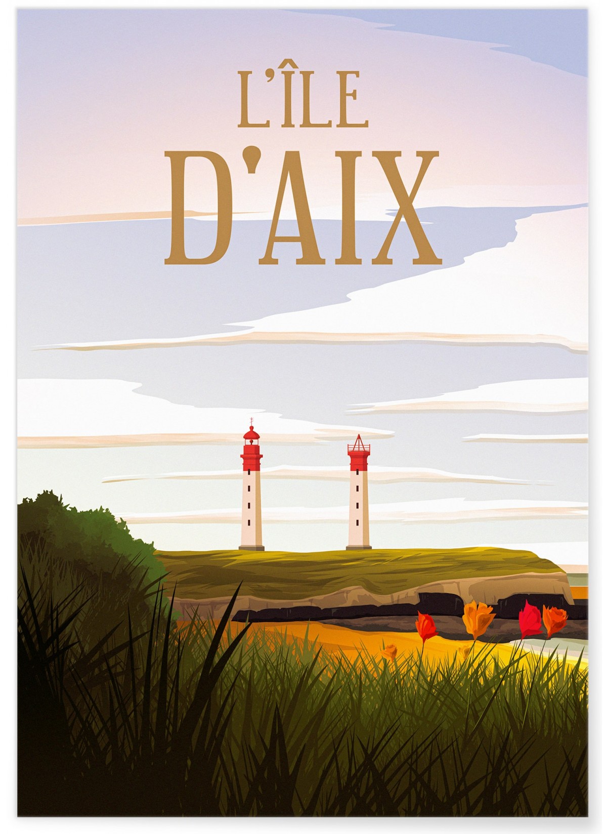 Affiche ville Île d'Aix, L'AFFICHERIE