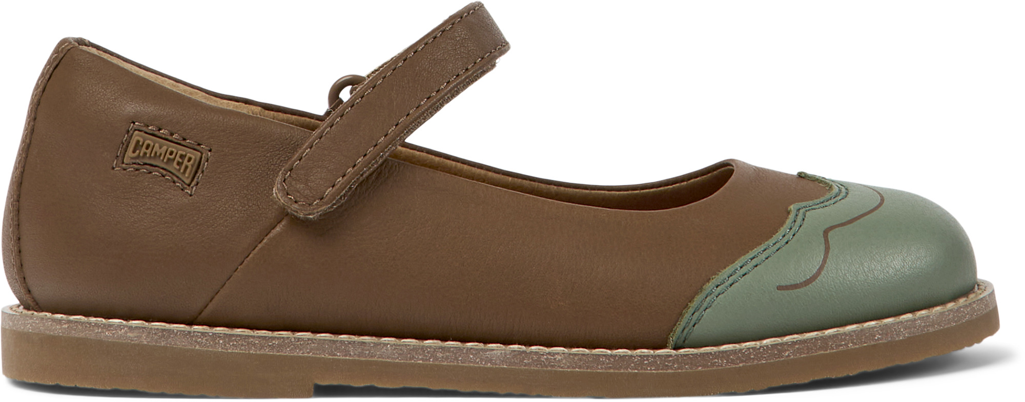 Ballerines Savina Twins cuir, CAMPER