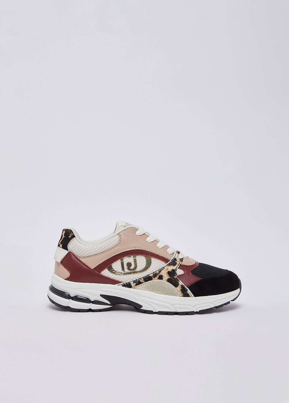 Sneakers avec détails en poulain, LIU JO