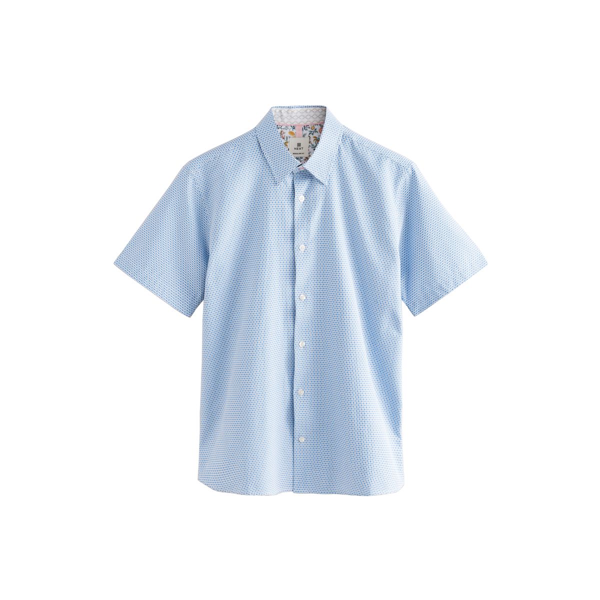 Chemise habillée texturée à manches courtes, NEXT