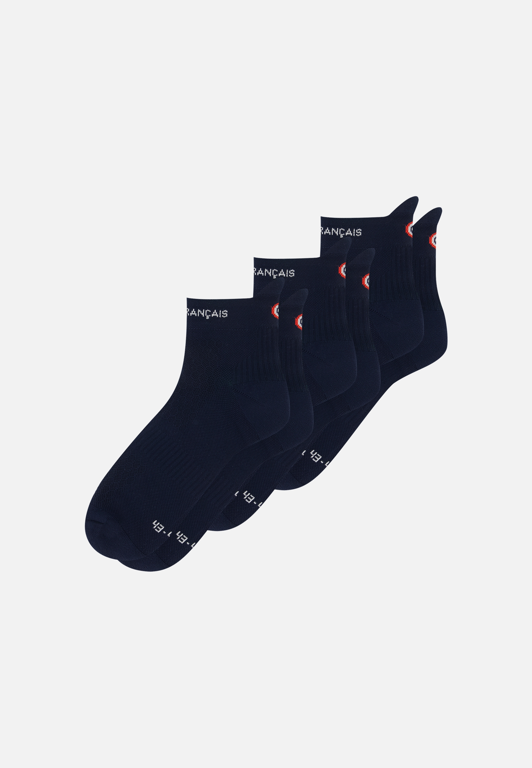 Lot de 3 chaussettes de sport marine Achille, LE SLIP FRANCAIS