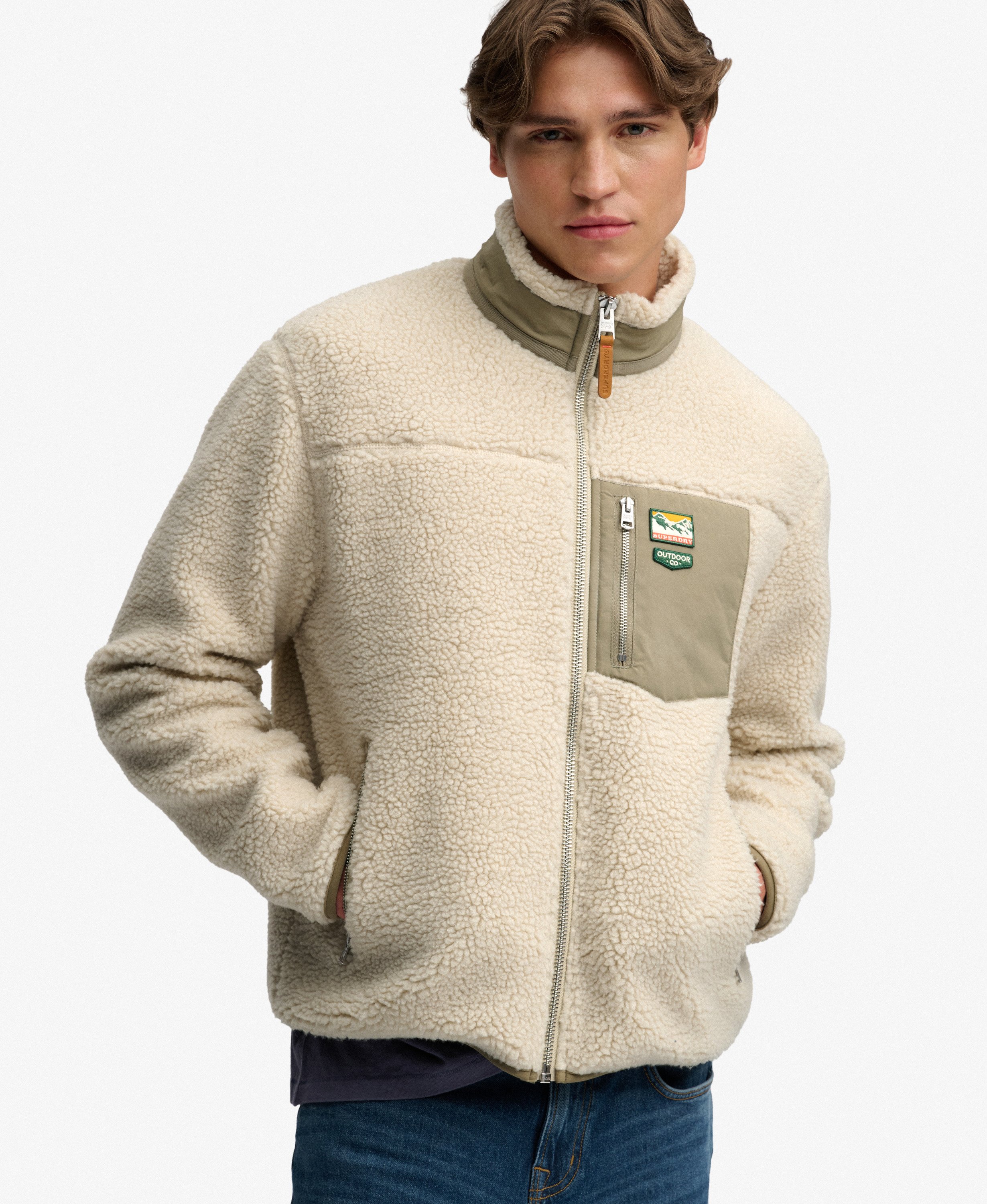 Polaire Mountain à Zip Intégral, SUPERDRY