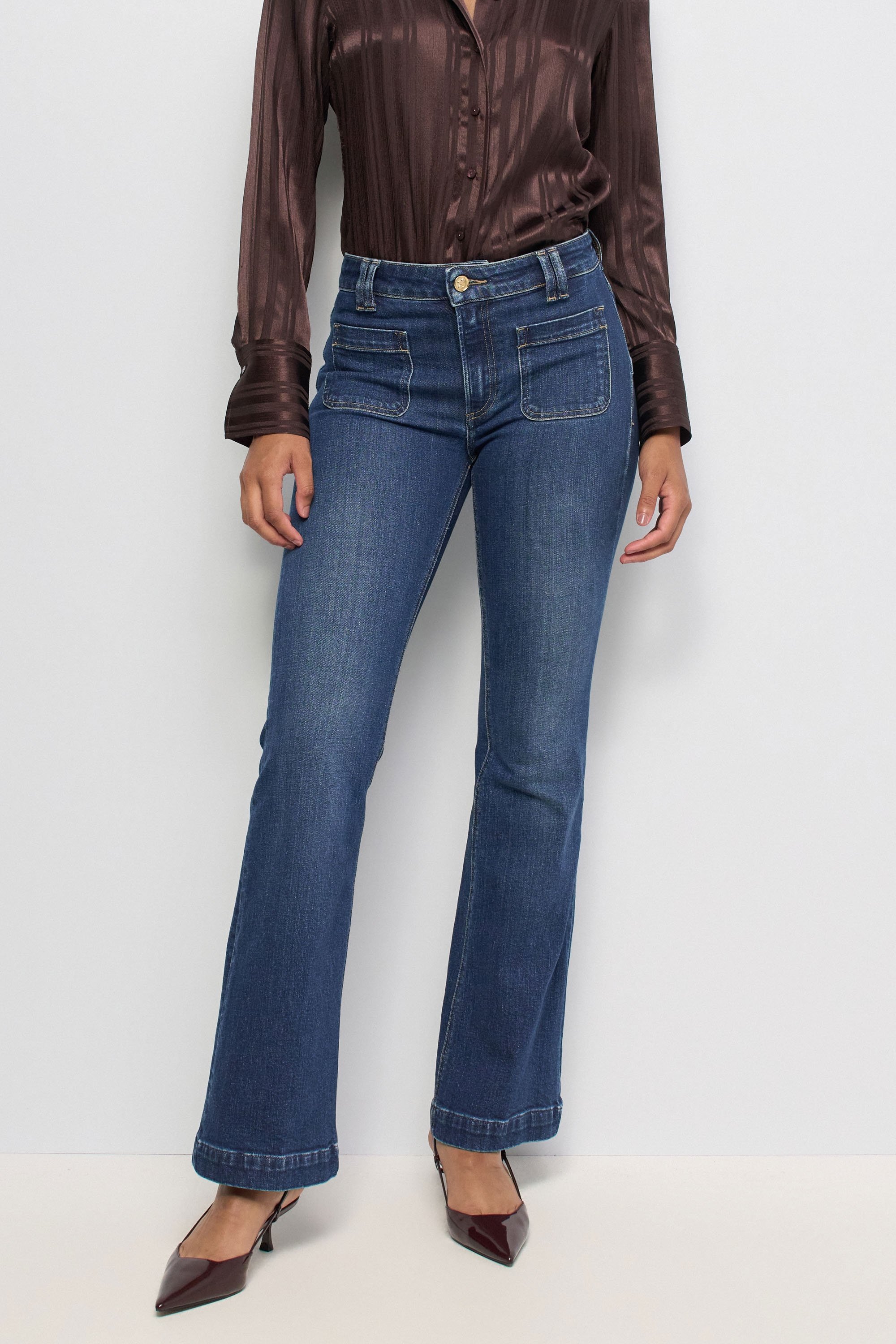 JEAN DESTINY PUSH UP FLARE, SALSA JEANS