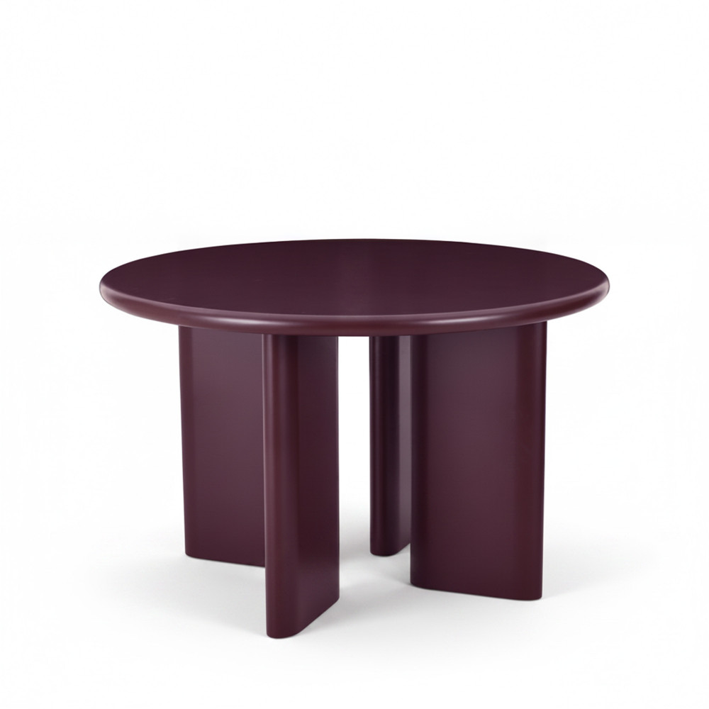 Table à manger ronde 4 personnes en bois - PYRANTH, DRAWER