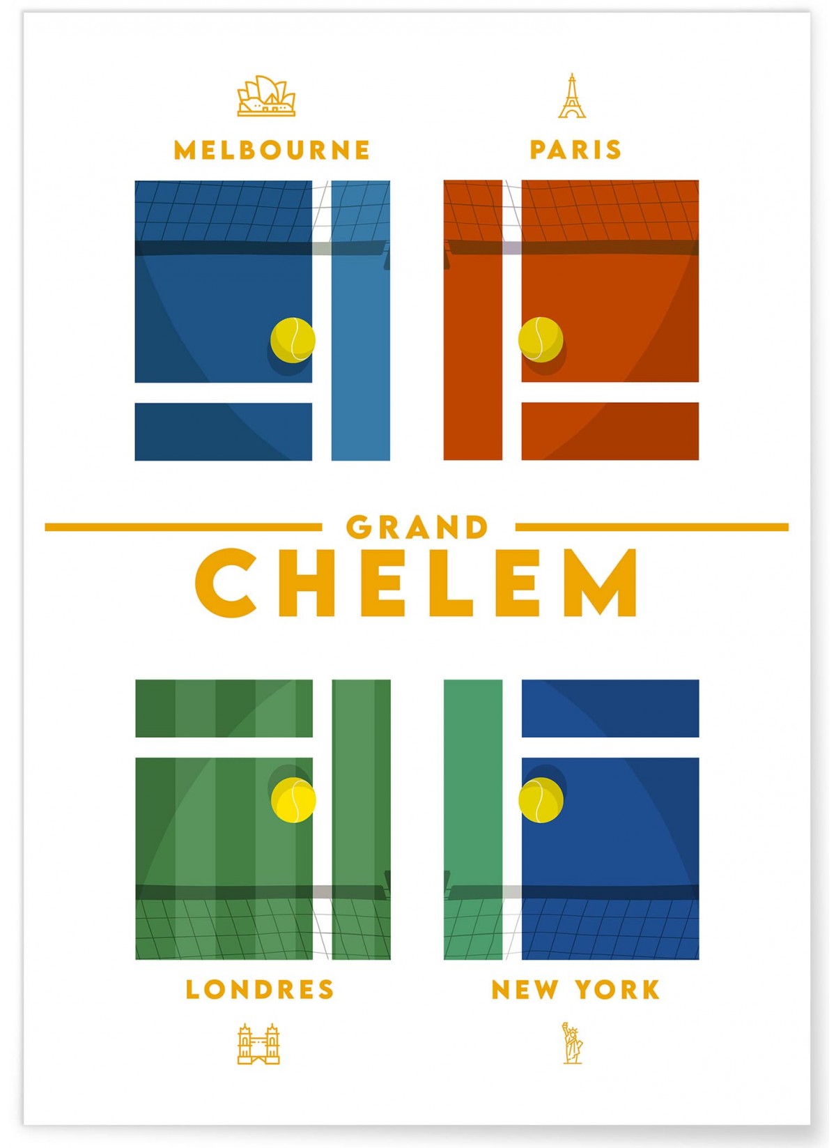 Affiche 'Grand Chelem', L'AFFICHERIE