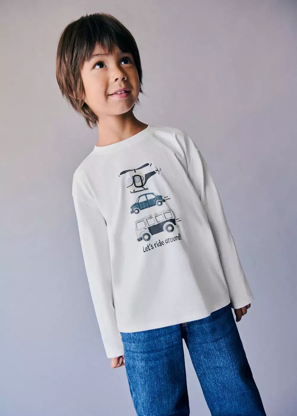 T-shirt 100 % coton imprimé, MANGO BABY