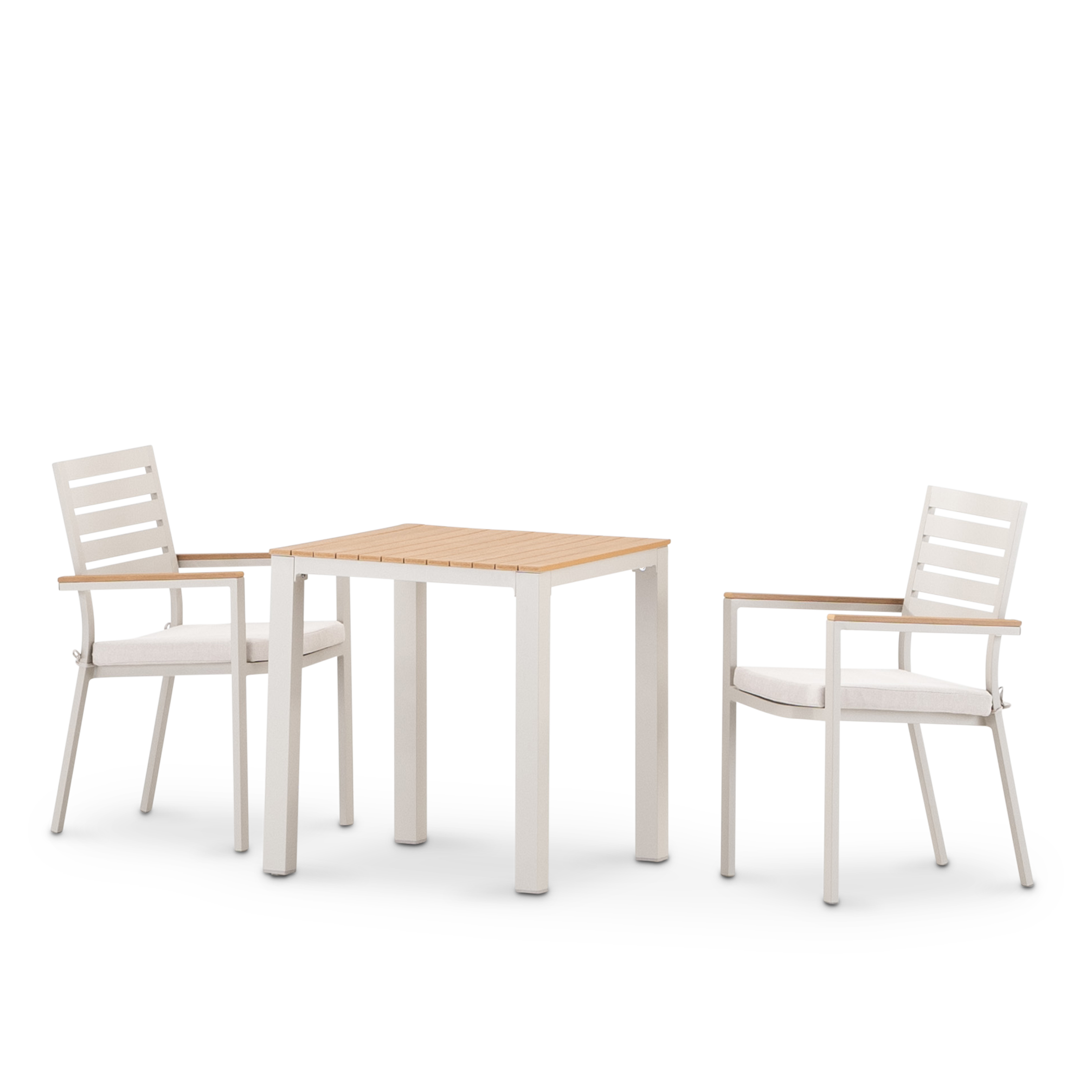 Salon de jardin, 2 chaises, OSAKA, DEFORA HOME