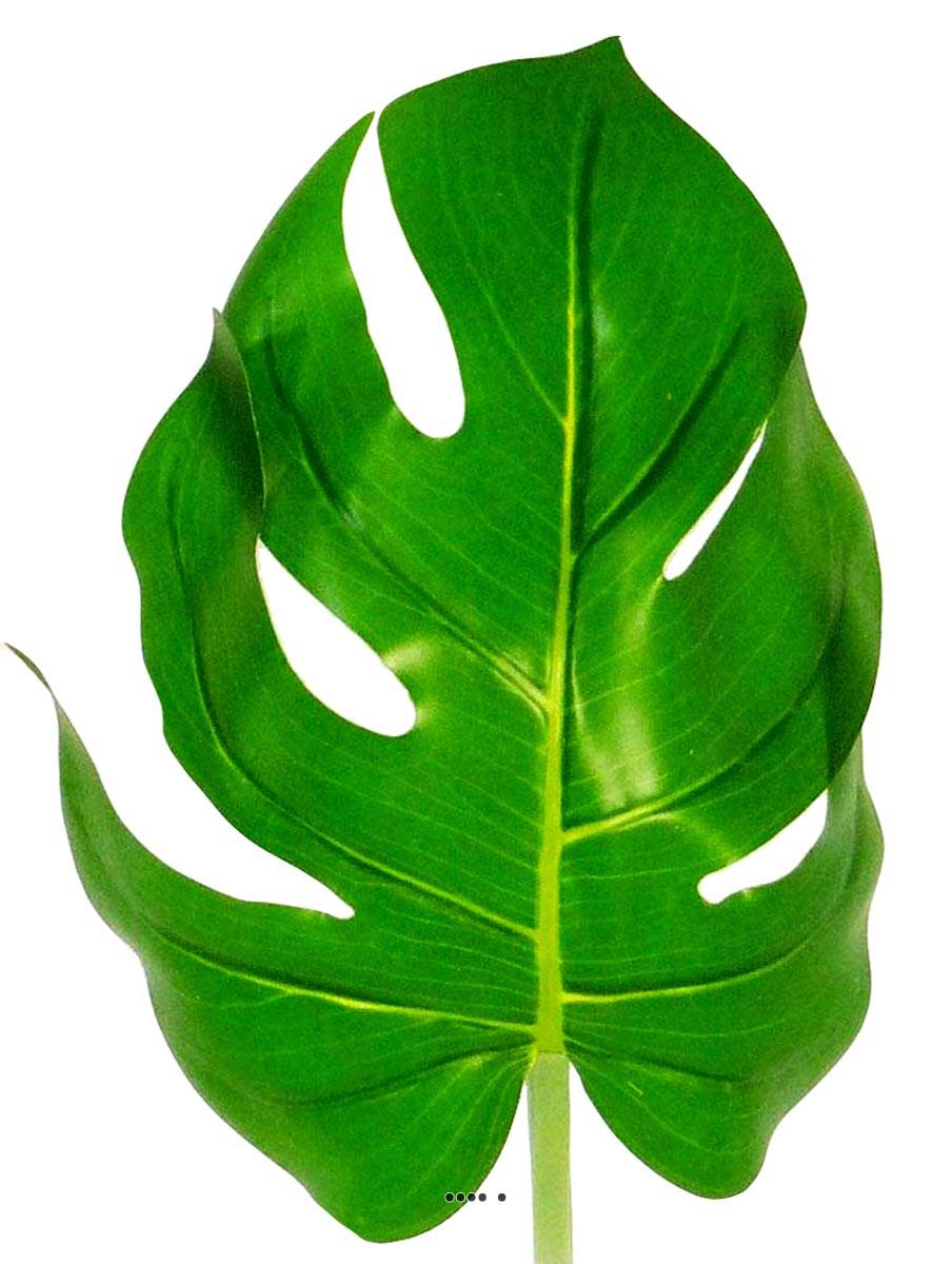 Feuille de Philodendron H 56 cm Tissu, ARTIFICIELLES