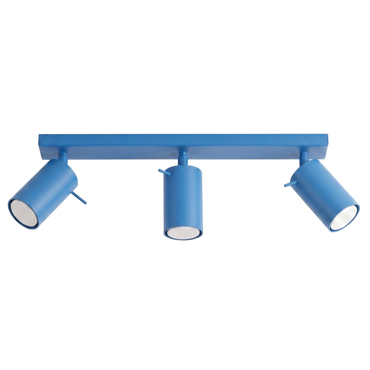 Plafonnier Acier Bleu GU10 3 RING, EDEN