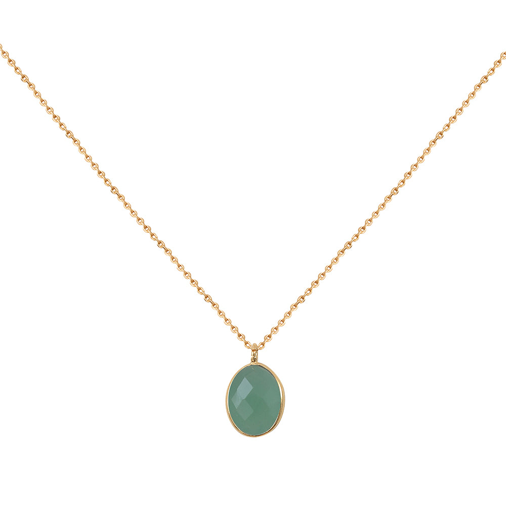Collier serti aventurine, CAROLINE NAJMAN