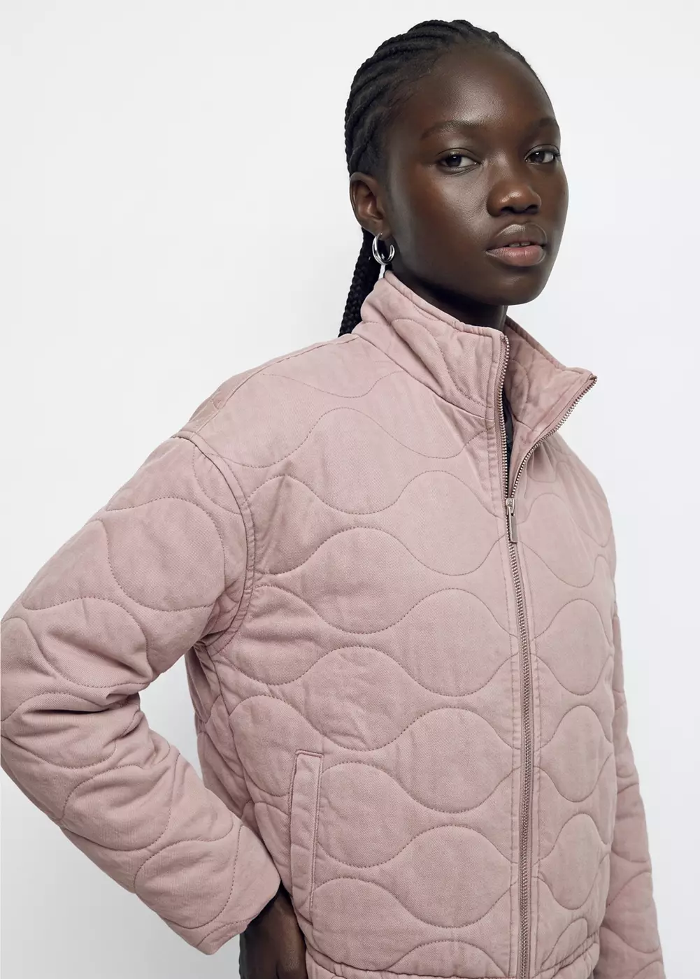 Veste matelassée détail coutures, MANGO TEEN