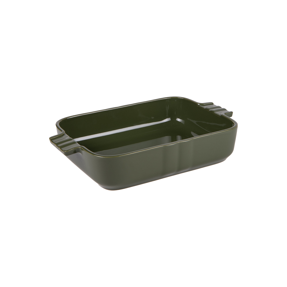 Plat kaki Lourmarin 30x20 cm, TABLE PASSION