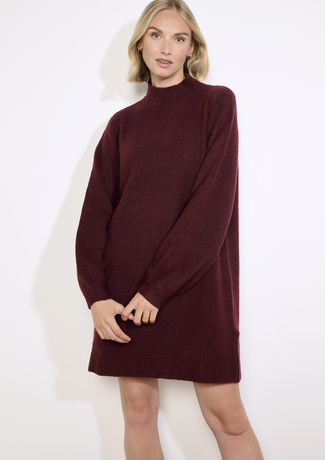 Robe pull col montant, LOLALIZA
