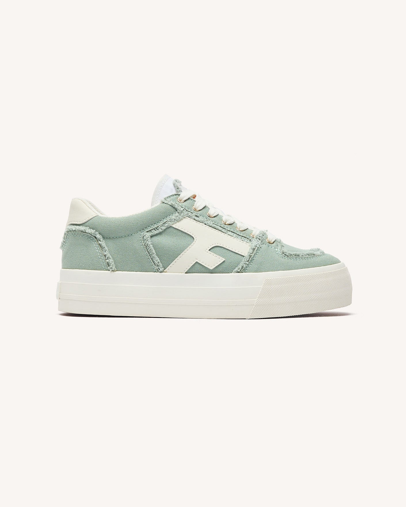 Tennis basses tissu WALNUT PLATFORM, FAGUO