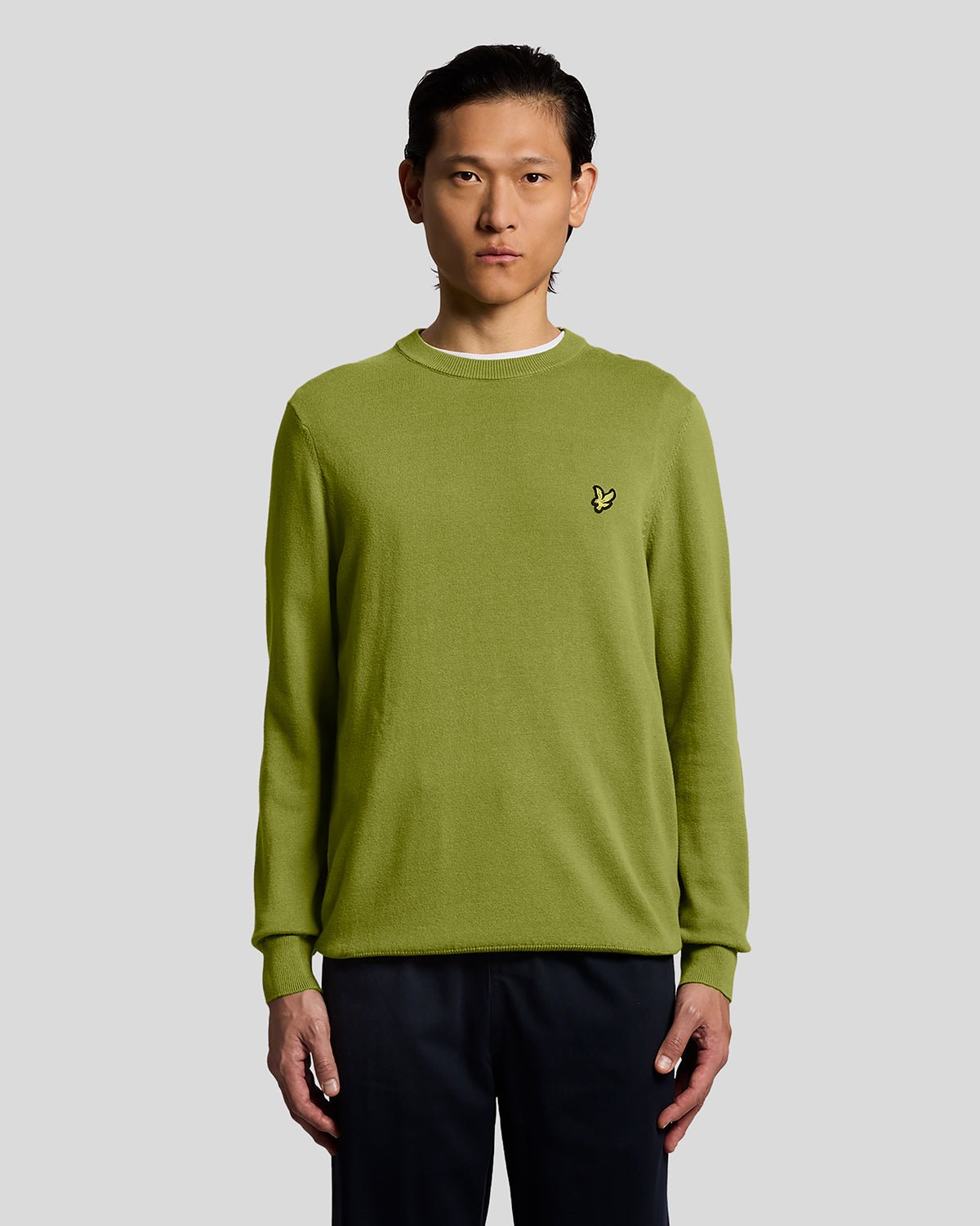 Pull en coton col rond, LYLE & SCOTT