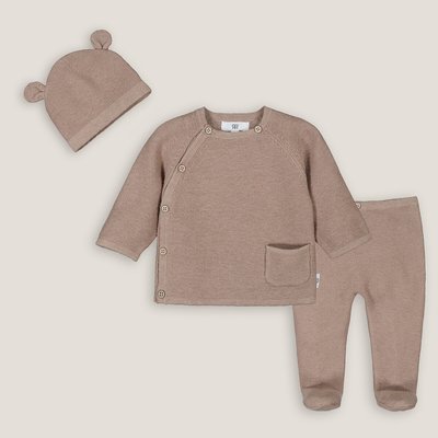 Cotton/Wool 3-Piece Outfit LA REDOUTE COLLECTIONS