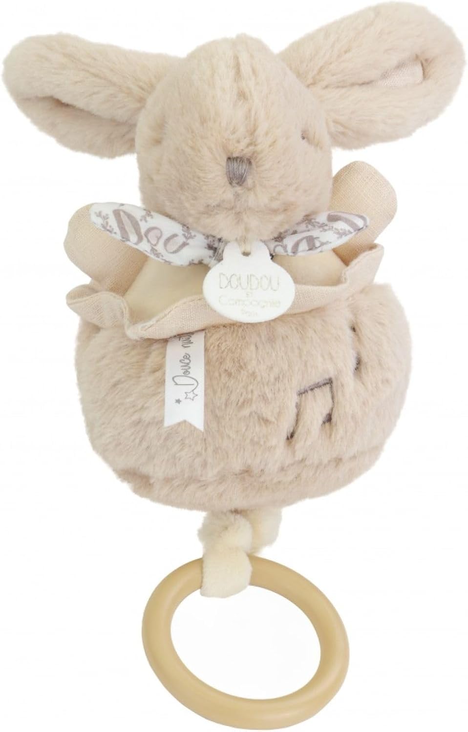 LAPIN DOUDOU - Boite à musique beige, DOUDOU ET COMPAGNIE