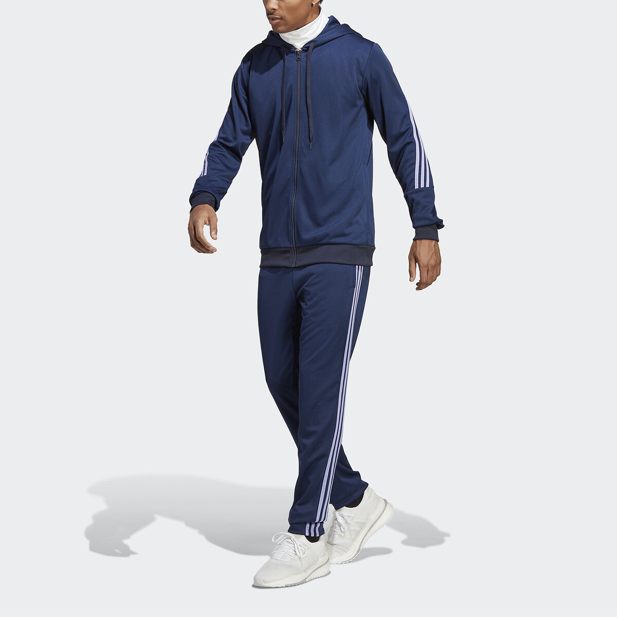 Jogging adidas hot sale bleu marine homme