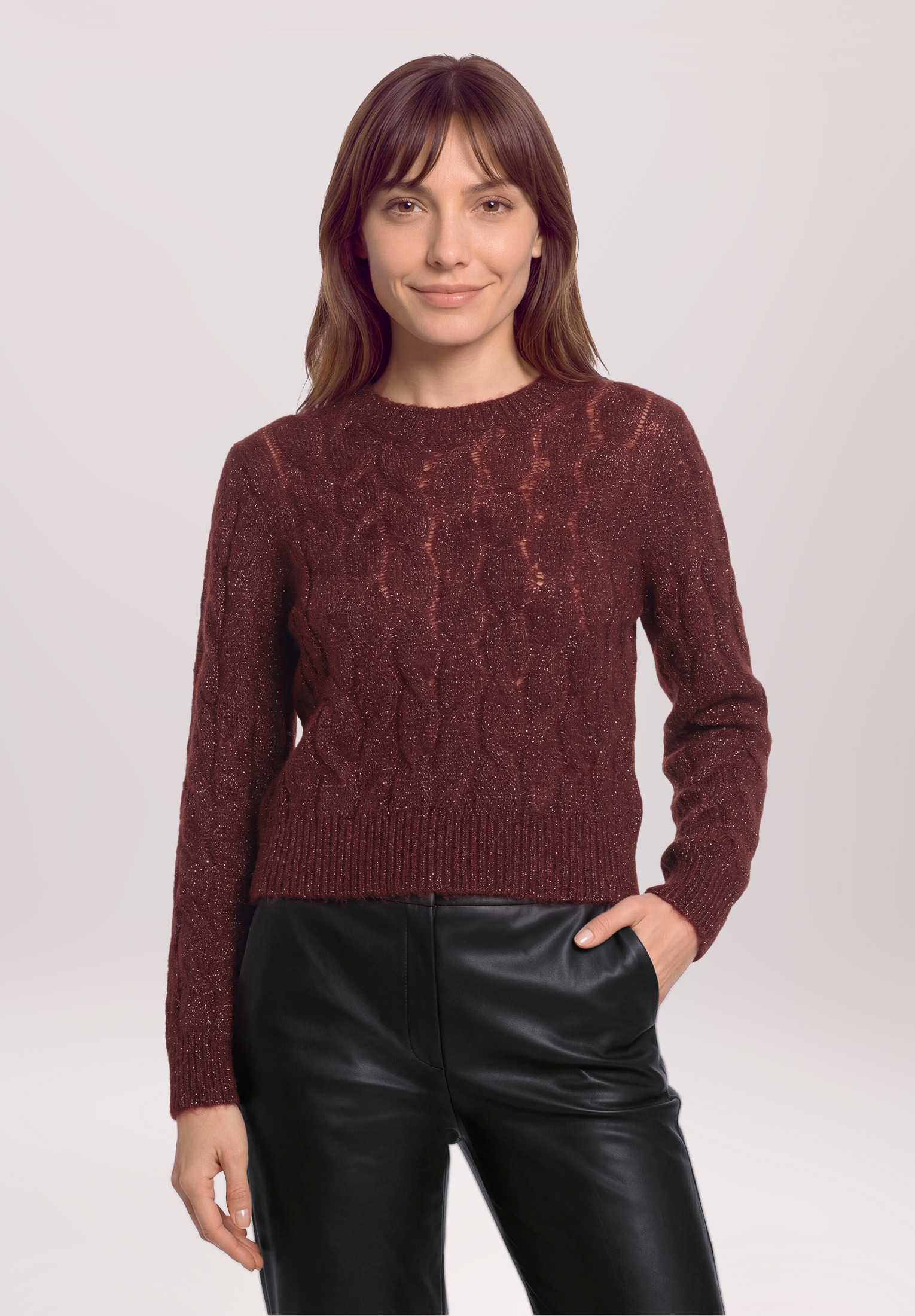 Pull-over en maille à fils de fil textile, BETTY & CO