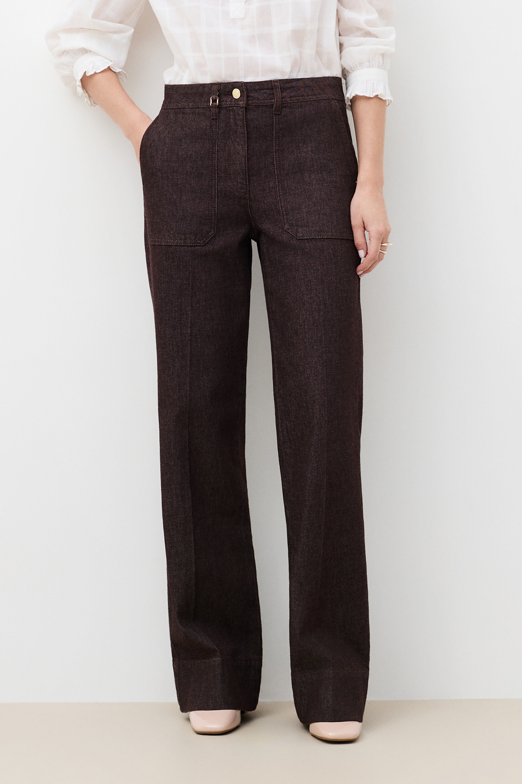 Pantalon flare en denim PHAMILTON, CAROLL