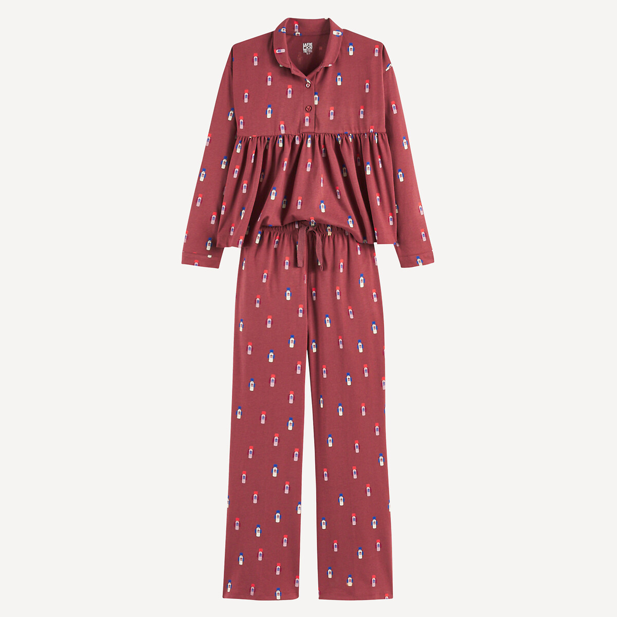 Pyjama 2 pièces, imprimé figurines de Noël