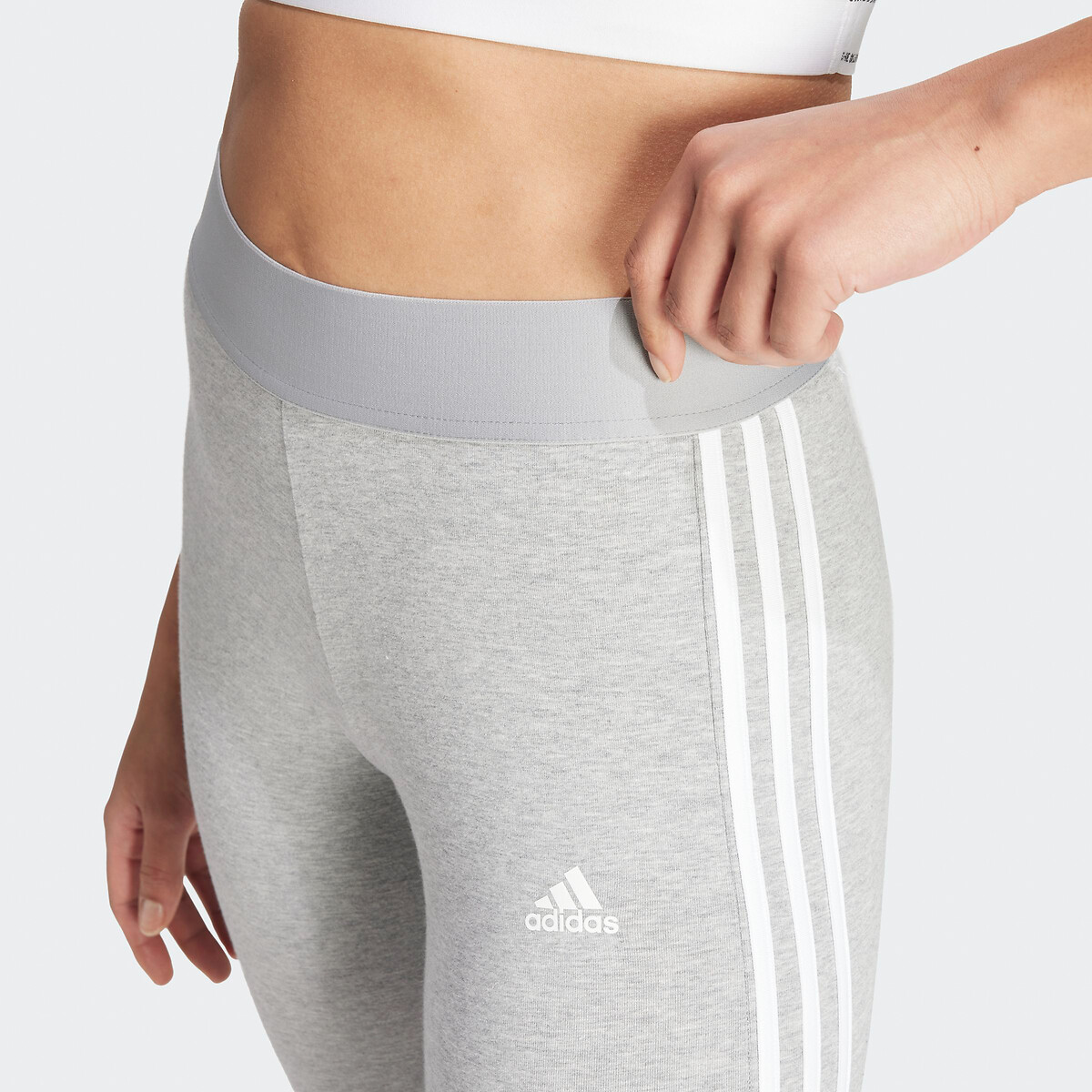 Loungewear leggings essentials 3 stripes grau Adidas Sportswear La Redoute