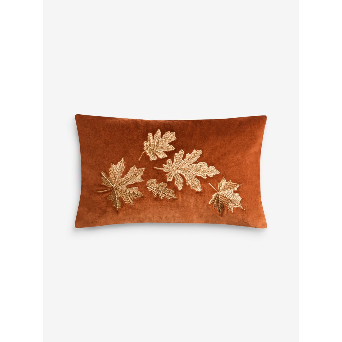 Coussin en velours orné de feuilles 30 x 50, NEXT