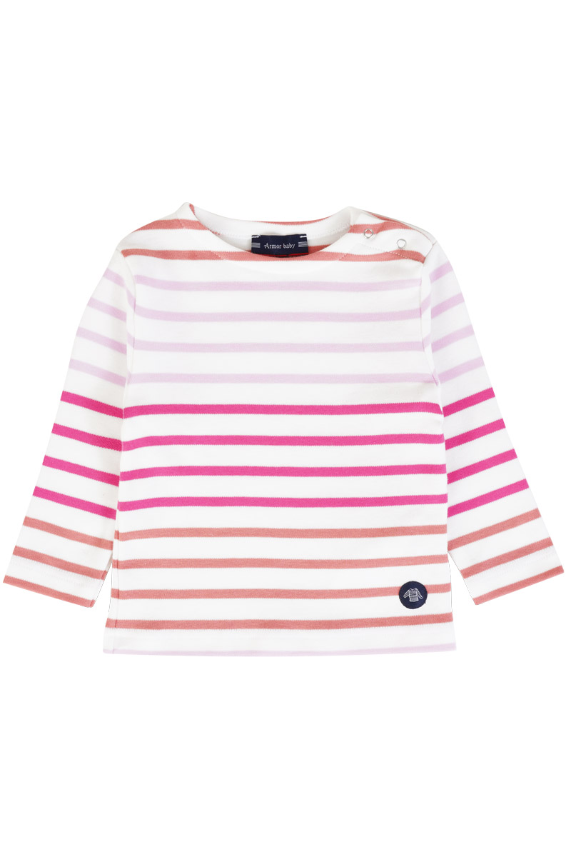 Marinière tricolore en coton épais BABY, ARMOR-LUX