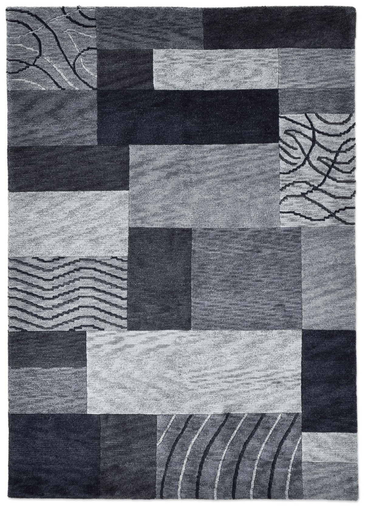 Tapis au design patchwork - DOMAS, THEKO