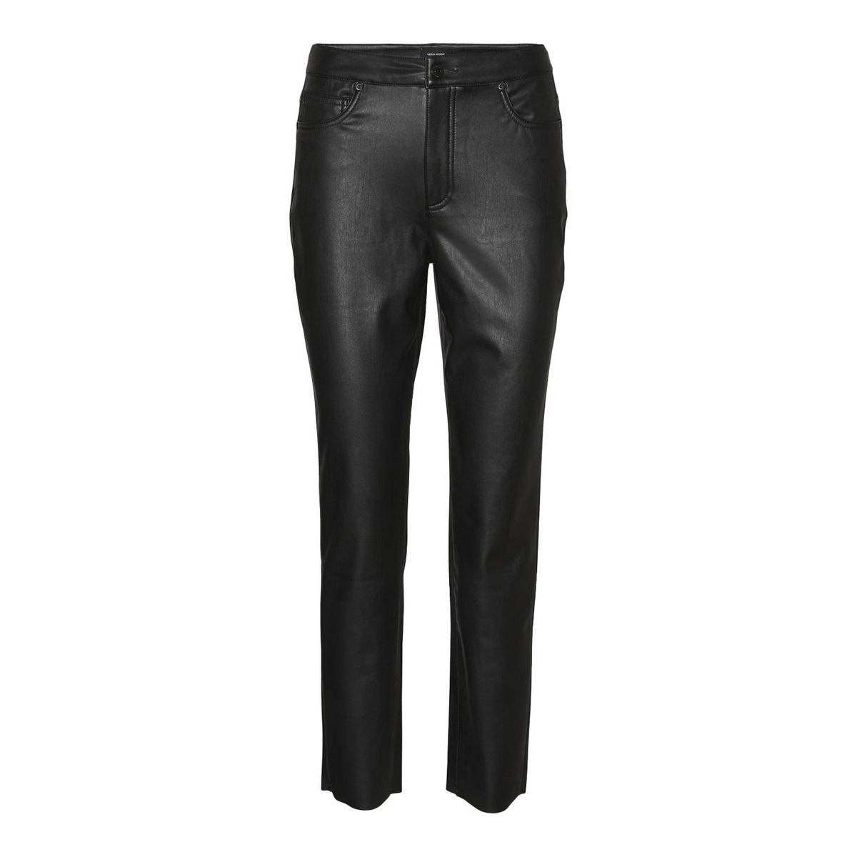 Pantalon Effet Cuir Noir Taille Unique Pour Femme - Occasion Parfait état, Style Jegging