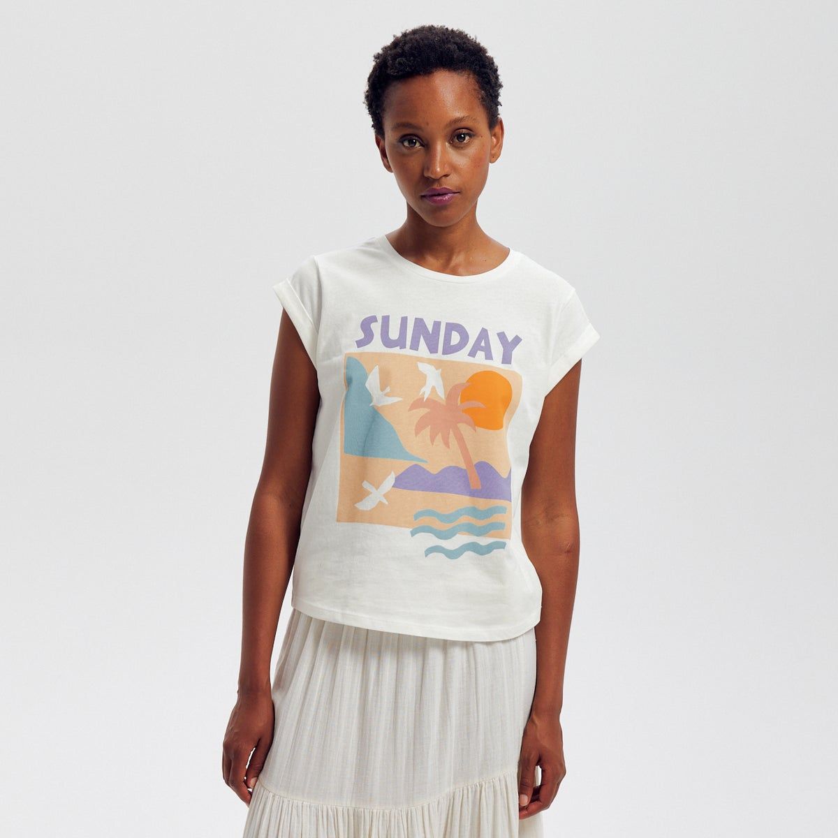 Promod tee shirt manches courtes new arrivals